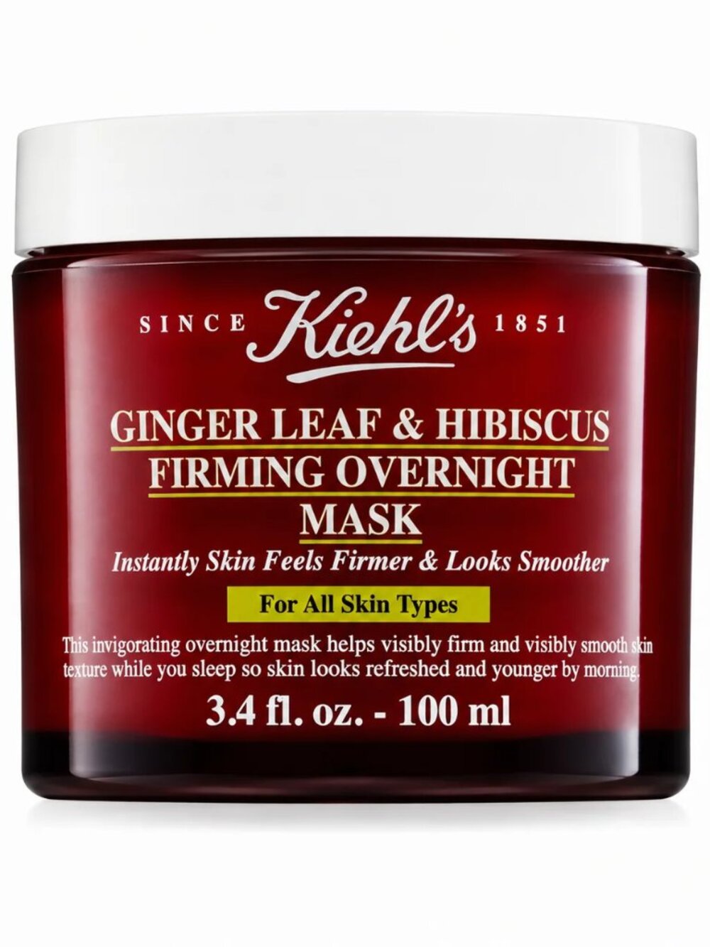 Ginger Leaf Hibiscus Firming Overnight Face Mask